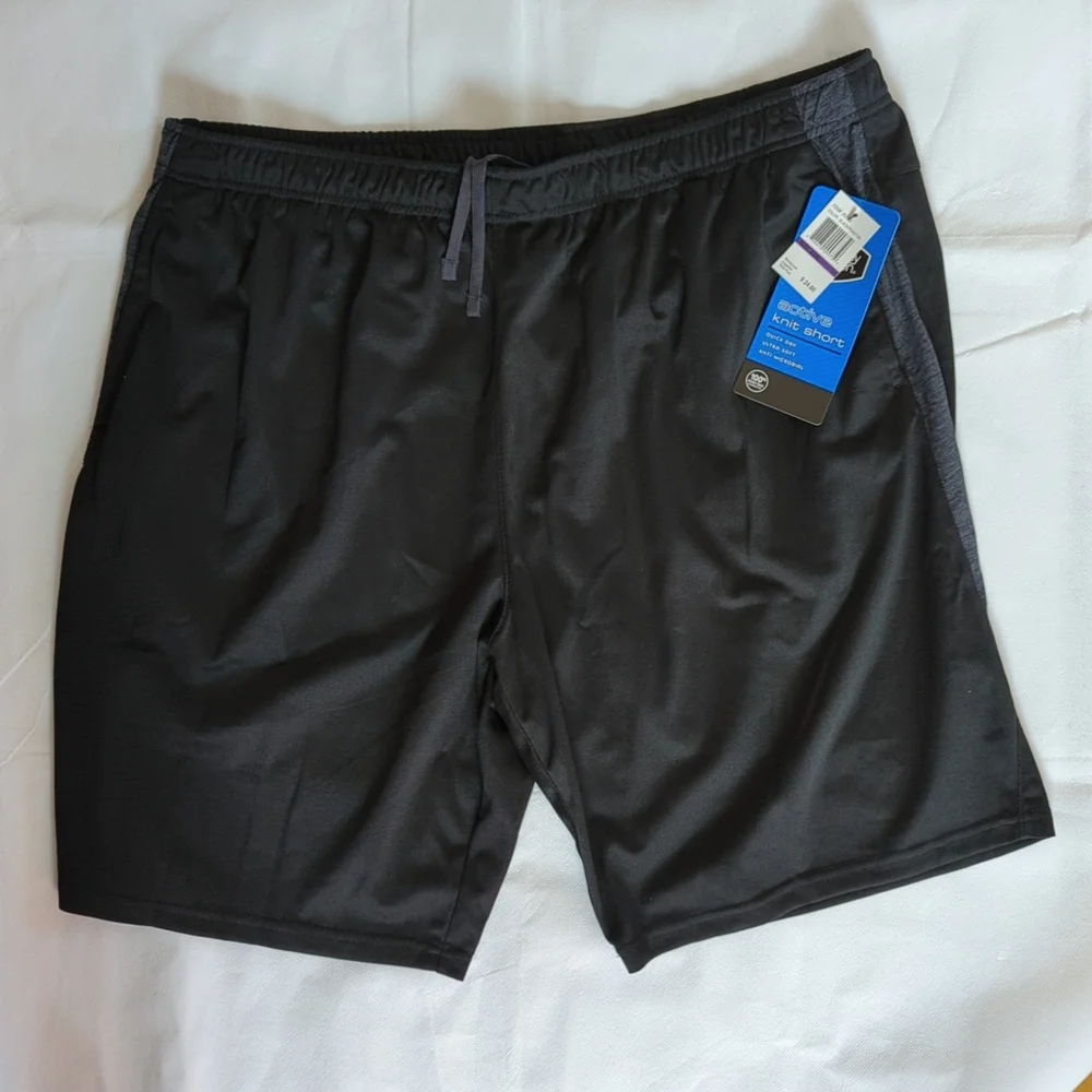 Mens Active Knit Shorts 3XL - Picture 1 of 6